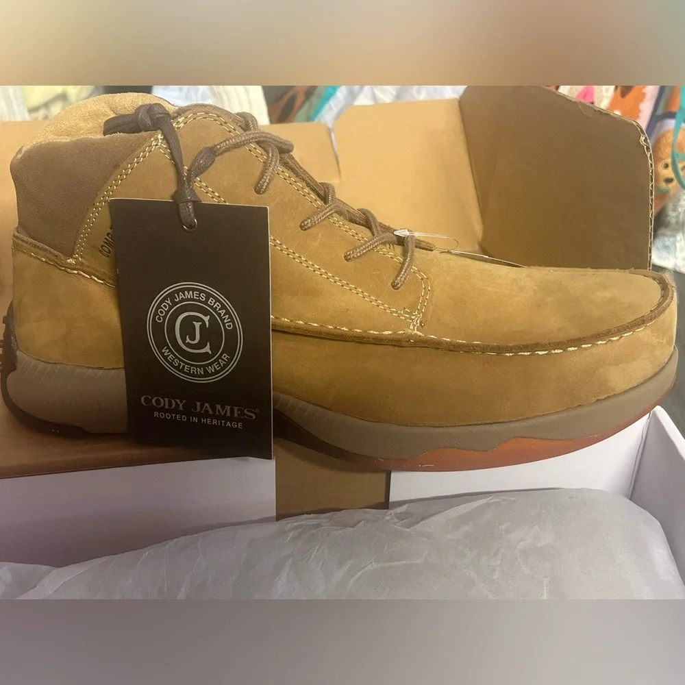 Men's Casual Moc Toe Chukka Boot - Tan